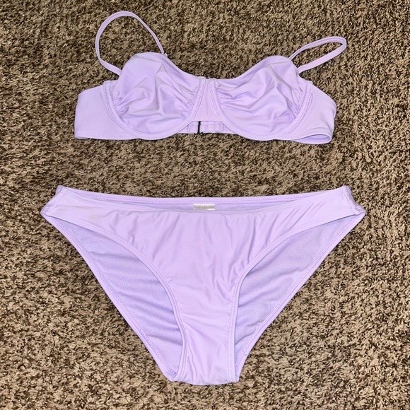 Lavender Swimsuit - Picture 1 of 8